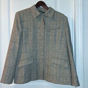 Lauren Ralph Lauren Herringbone Tan Blazer